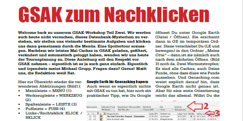 Read more about the article GSAK zum Nachklicken