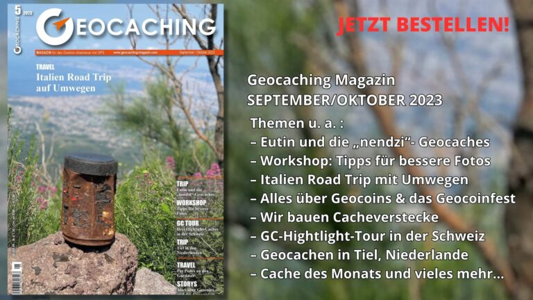 Werbung Geocaching Magazin 5-2022