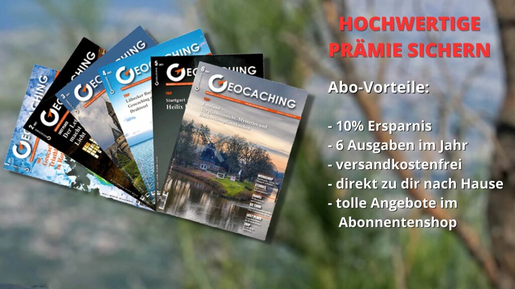 Werbung Abo Geocaching Magazin 5-2023