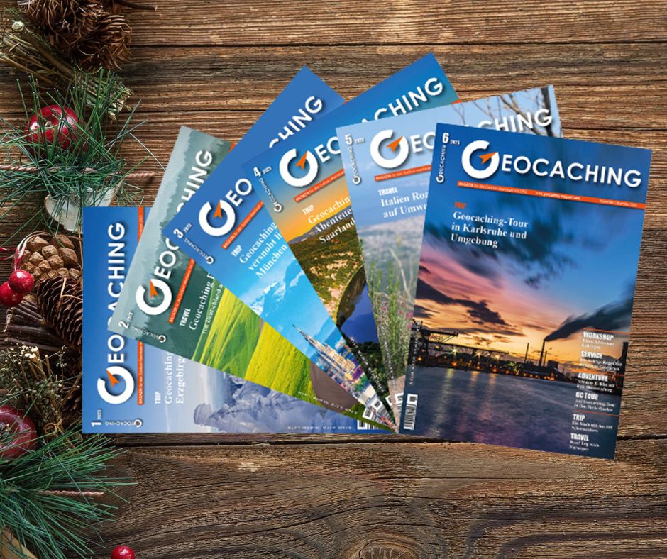 Read more about the article Weihnachtsgeschenkabo: Verschenke 1 Jahr faszinierende Abenteuer mit dem Geocaching Magazin