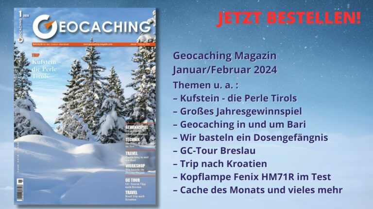 Werbung Geocaching Magazin 1-24