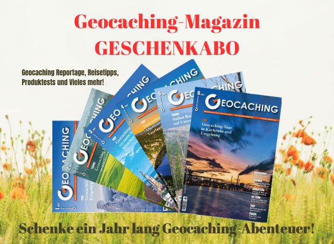 Geocaching Magazin Geschenkabo
