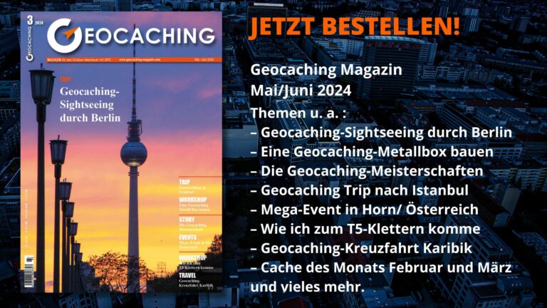 Werbung Geocaching Magazin 3-2024