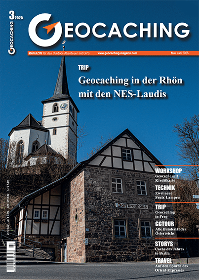 Titelbild Geocaching Magazin 3-25