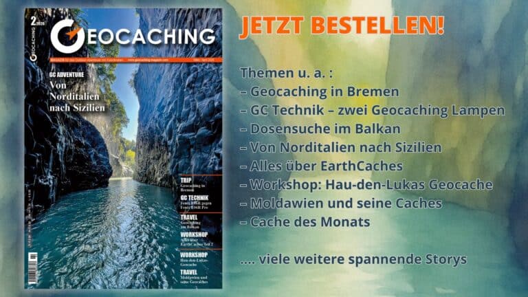 Geocaching Magazin März/April 2026